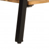Stolik konsolowy, 110x30x75 cm, lite drewno mango