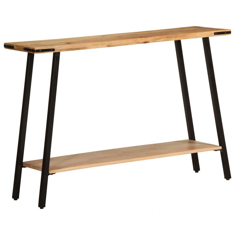 Stolik konsolowy, 110x30x75 cm, lite drewno mango