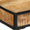 Toaletka z szufladą Brązowy 100 x 40 x 120 cm Lite drewno mango