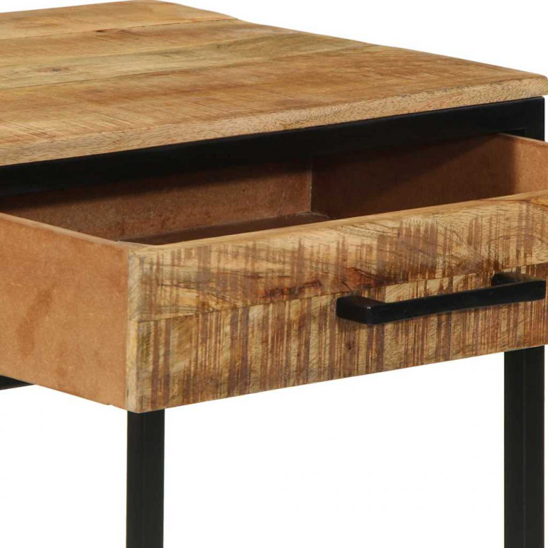 Toaletka z szufladą Brązowy 100 x 40 x 120 cm Lite drewno mango
