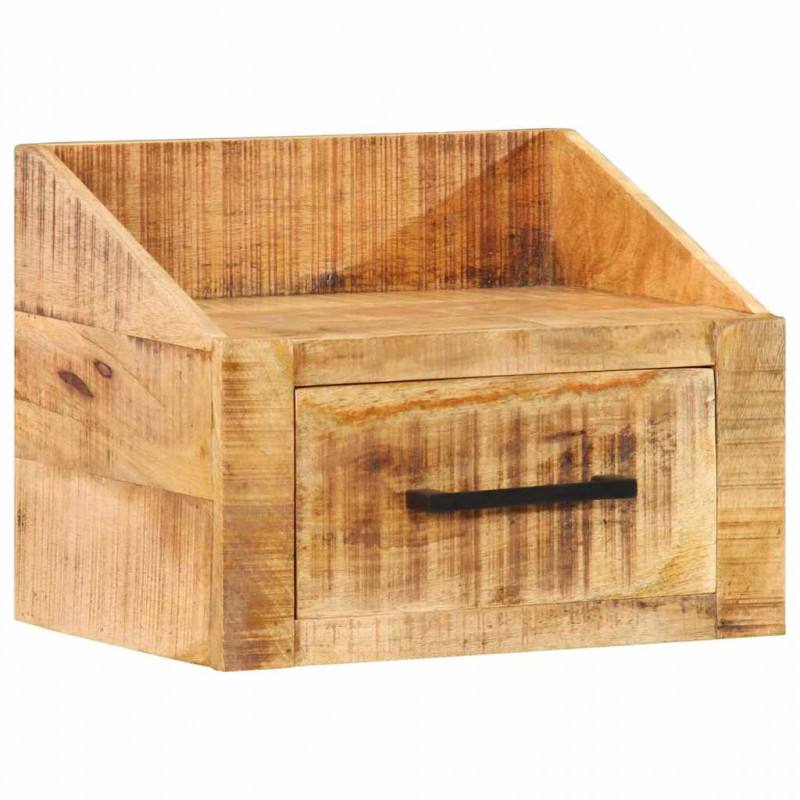 Szafka Nocna z szufladą Brązowy 40 x 30 x 30 cm Drewno z mango