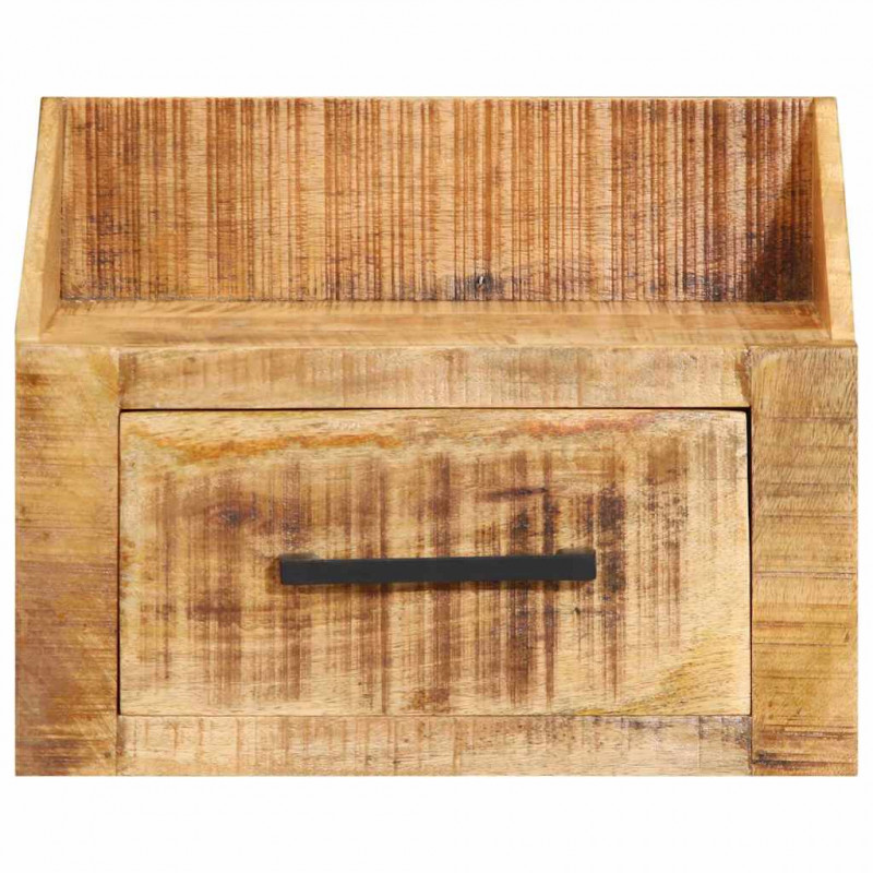 Szafka Nocna z szufladą Brązowy 40 x 30 x 30 cm Drewno z mango