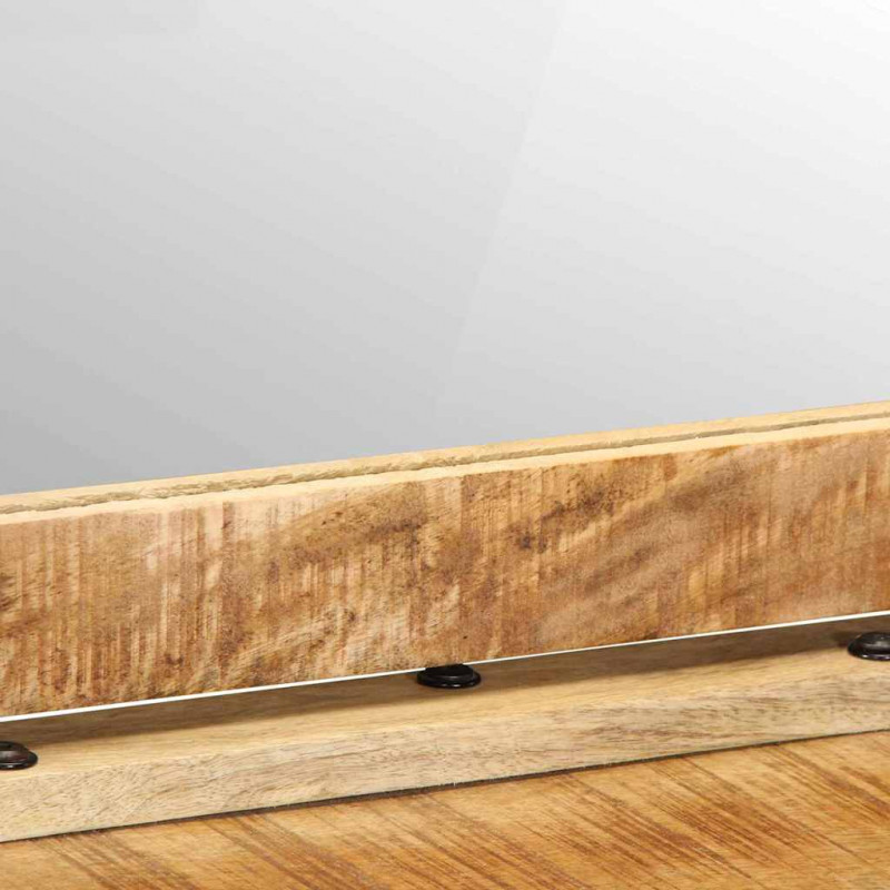 Toaletka z szufladą Brązowy 100 x 40 x 120 cm Drewno z mango
