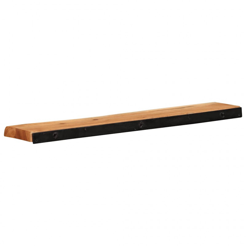 Półki ścienne 2 szt. 80x20x3,5 cm Drewno lite Akacja