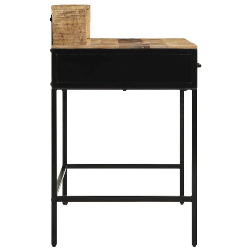 Konsola Brązowy 100 x 55 x 89.5 cm Lite drewno mango i metal