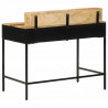 Konsola Brązowy 100 x 55 x 89.5 cm Lite drewno mango i metal