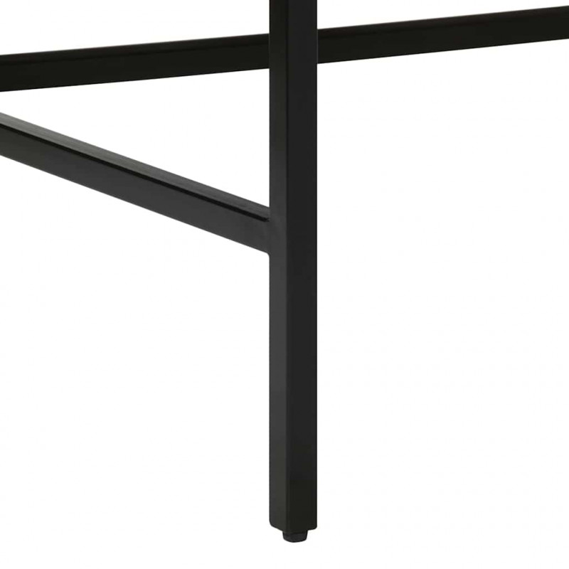Konsola Brązowy 100 x 55 x 89.5 cm Lite drewno mango i metal