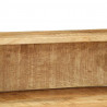 Konsola Brązowy 100 x 55 x 89.5 cm Lite drewno mango i metal