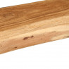 Półki ścienne 2 szt. 100x20x3,5 cm Drewno lite Akacja