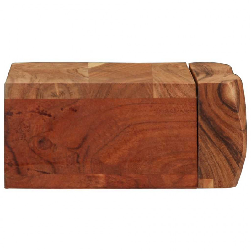 Półki ścienne 2 szt. 30x17x8 cm Drewno lite Akacja