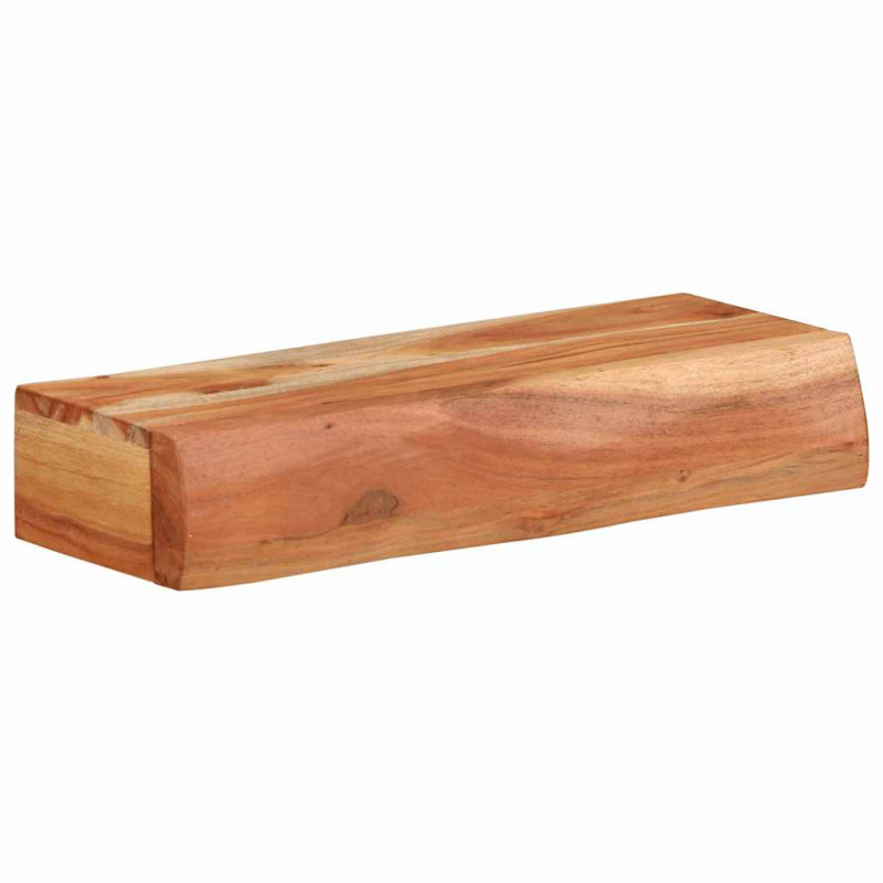 Półki ścienne 2 szt. 40x17x8 cm Drewno lite Akacja