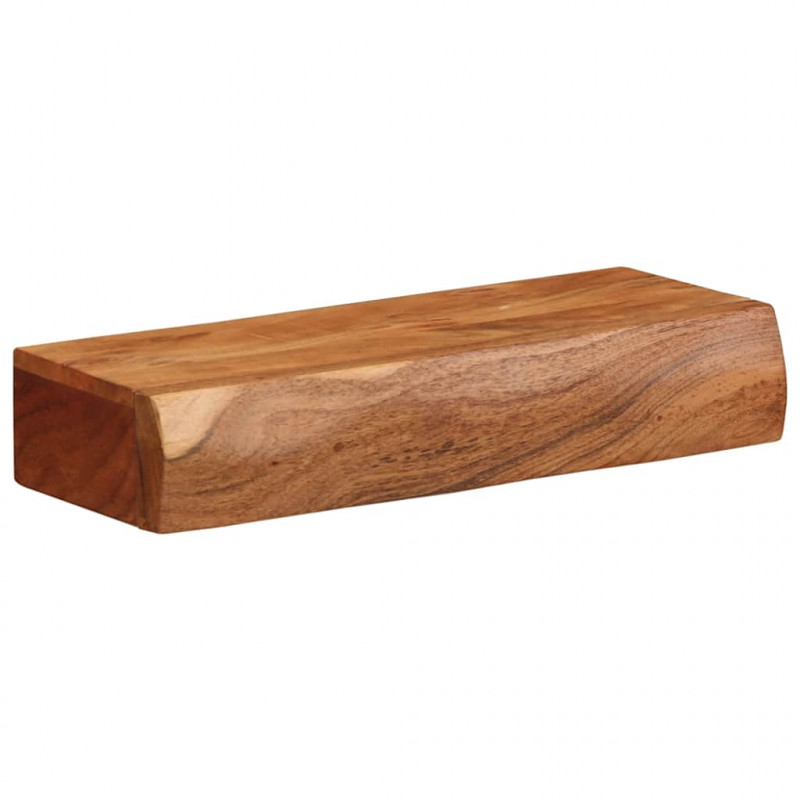 Półki ścienne 2 szt. 40x17x8 cm Drewno lite Akacja
