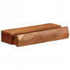 Półki ścienne 2 szt. 40x17x8 cm Drewno lite Akacja