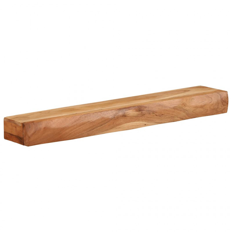Półki ścienne 2 szt. 80x17x8 cm Drewno lite Akacja