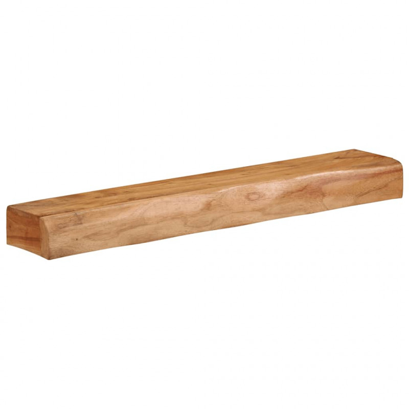 Półki ścienne 2 szt. 80x17x8 cm Drewno lite Akacja