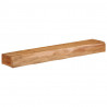 Półki ścienne 2 szt. 80x17x8 cm Drewno lite Akacja
