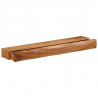 Półki ścienne 2 szt. 80x17x8 cm Drewno lite Akacja
