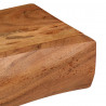 Półki ścienne 2 szt. 80x17x8 cm Drewno lite Akacja