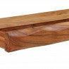 Półki ścienne 2 szt. 80x17x8 cm Drewno lite Akacja