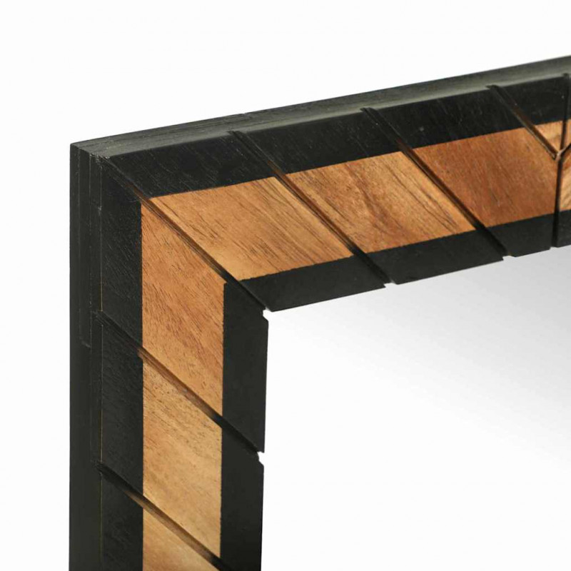 Toaletka Z lustrem Brązowy 100 x 40 x 120 cm Lite Drewno Akacji