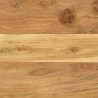 Toaletka Z lustrem Brązowy 100 x 40 x 120 cm Lite Drewno Akacji