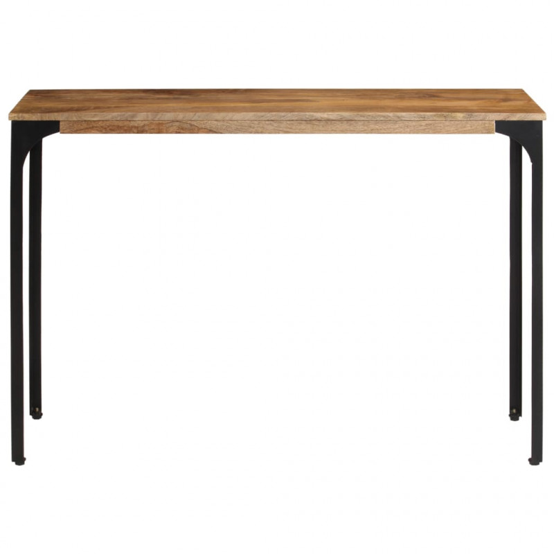 Stolik konsolowy, brązowy, 110x35x76 cm, drewno mango i żelazo