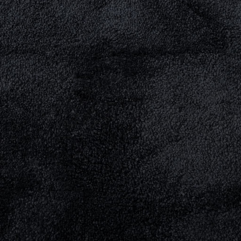 Dywan OVIEDO z krótkim włosiem, czarny, 240x240 cm
