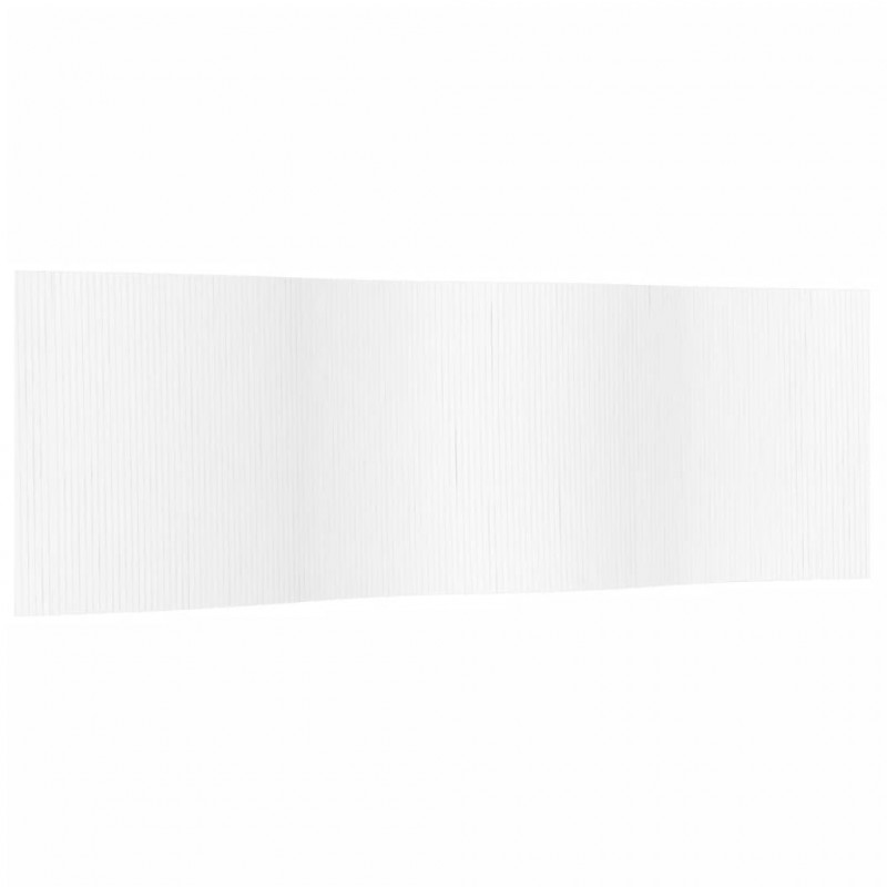 Parawan, biały, szerokość 600 cm, wysokość 165 cm, bambusowy