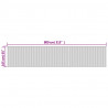 Parawan, jasny naturalny, 165x800 cm, bambusowy