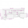 Szafka pod telewizor, 100x34x46 cm, lite drewno mango