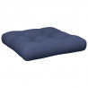 Poduszki na sofę z palet, 2 szt., granatowe, tkanina