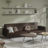 2-osobowa sofa, brązowa, sztuczna skóra