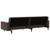 2-osobowa sofa, brązowa, sztuczna skóra