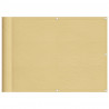 Parawan balkonowy, piaskowy, 75x700 cm, 100% poliester Oxford