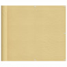 Parawan balkonowy, piaskowy, 90x700 cm, 100% poliester Oxford