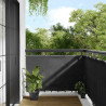 Parawan balkonowy, antracyt, 90x700 cm, 100% poliester Oxford