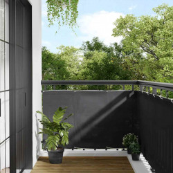 Parawan balkonowy, antracyt, 90x1000 cm, 100% poliester Oxford