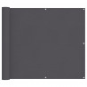 Parawan balkonowy, antracyt, 90x1000 cm, 100% poliester Oxford