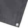 Parawan balkonowy, antracyt, 120x700 cm, 100% poliester Oxford