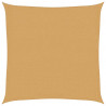 Żagiel przeciwsłoneczny, 160 g/m², piaskowy, 2,5x2,5 m, HDPE