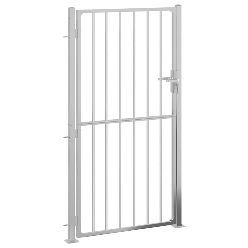 Brama ogrodowa 100x175 cm Stal nierdzewna