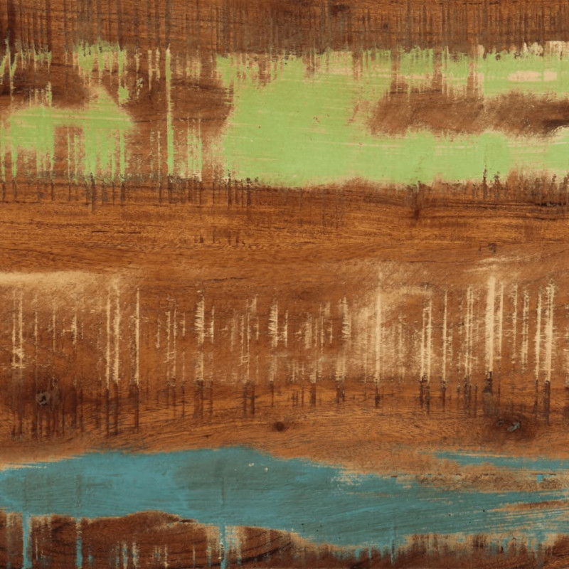 Stolik konsolowy, 110x30x76 cm, lite drewno z odzysku