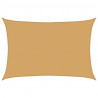 Żagiel przeciwsłoneczny, 160 g/m², piaskowy, 5x6 m, HDPE