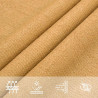Żagiel przeciwsłoneczny, 160 g/m², piaskowy, 2,5x2,5x3,5 m