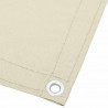 Parawan balkonowy, kremowy, 90x1000 cm, 100% poliester Oxford