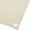 Parawan balkonowy, kremowy, 120x800 cm, 100% poliester Oxford
