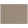 Parawan balkonowy, taupe, 75x700 cm, 100% poliester Oxford