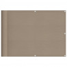 Parawan balkonowy, taupe, 75x800 cm, 100% poliester Oxford