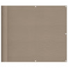 Parawan balkonowy, taupe, 90x1000 cm, 100% poliester Oxford