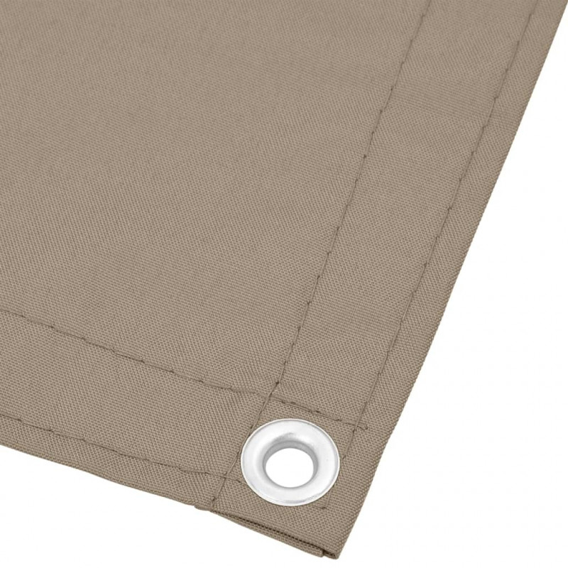 Parawan balkonowy, taupe, 90x1000 cm, 100% poliester Oxford